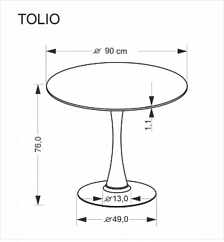Стол ТОЛИО (TOLIO)