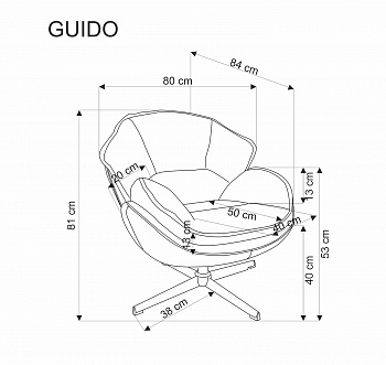 Кресло ГВИДО (GUIDO)