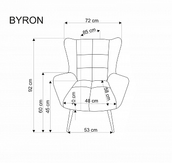 Кресло БАЙРОН (BYRON)