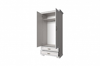 Набор модульной мебели ТИФФАНИ (TIFFANY) Шкаф 2ДГ2С (2DG2S)